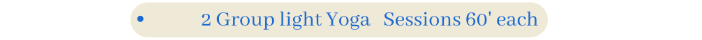 2 Group light Yoga Sessions 60 each